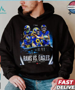 Official Sunday Night Lights Rams vs. Eagles Nov 24, 2024 Game Shirt