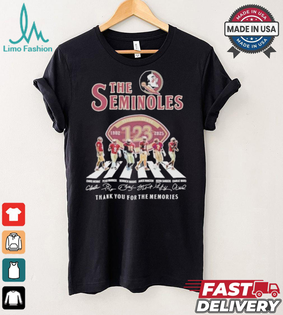 Official The Fsu Seminoles Abbey Road 123rd Anniversary 1902 2025 Shirt Official The Fsu Seminoles Abbey Road 123rd Anniversary 1902 2025 Shirt