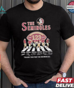 Official The Fsu Seminoles Abbey Road 123rd Anniversary 1902 2025 Shirt
