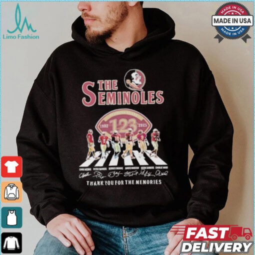 Official The Fsu Seminoles Abbey Road 123rd Anniversary 1902 2025 Shirt