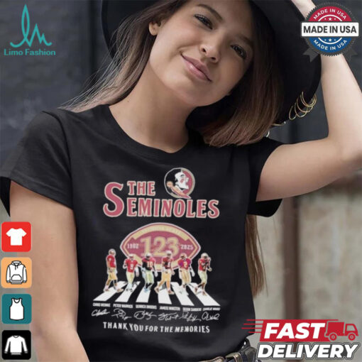Official The Fsu Seminoles Abbey Road 123rd Anniversary 1902 2025 Shirt
