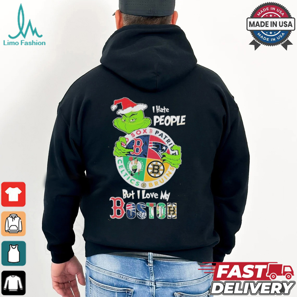 Official The Grinch I Hate People But I Love My Boston Team Sport Unisex T Shirt Official The Grinch I Hate People But I Love My Boston Team Sport Unisex T Shirt