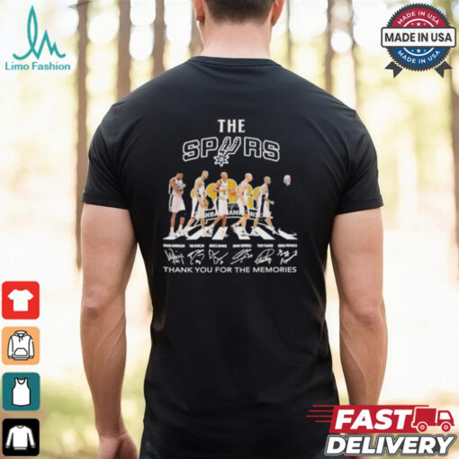 Official The Spurs Thank You For The Memories 2D T Shirt