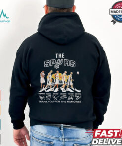 Official The Spurs Thank You For The Memories 2D T Shirt