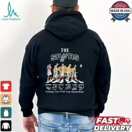 Official The Spurs Thank You For The Memories 2D T Shirt