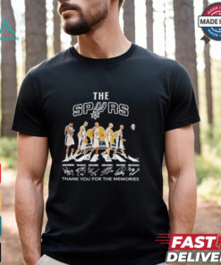 Official The Spurs Thank You For The Memories 2D T Shirt