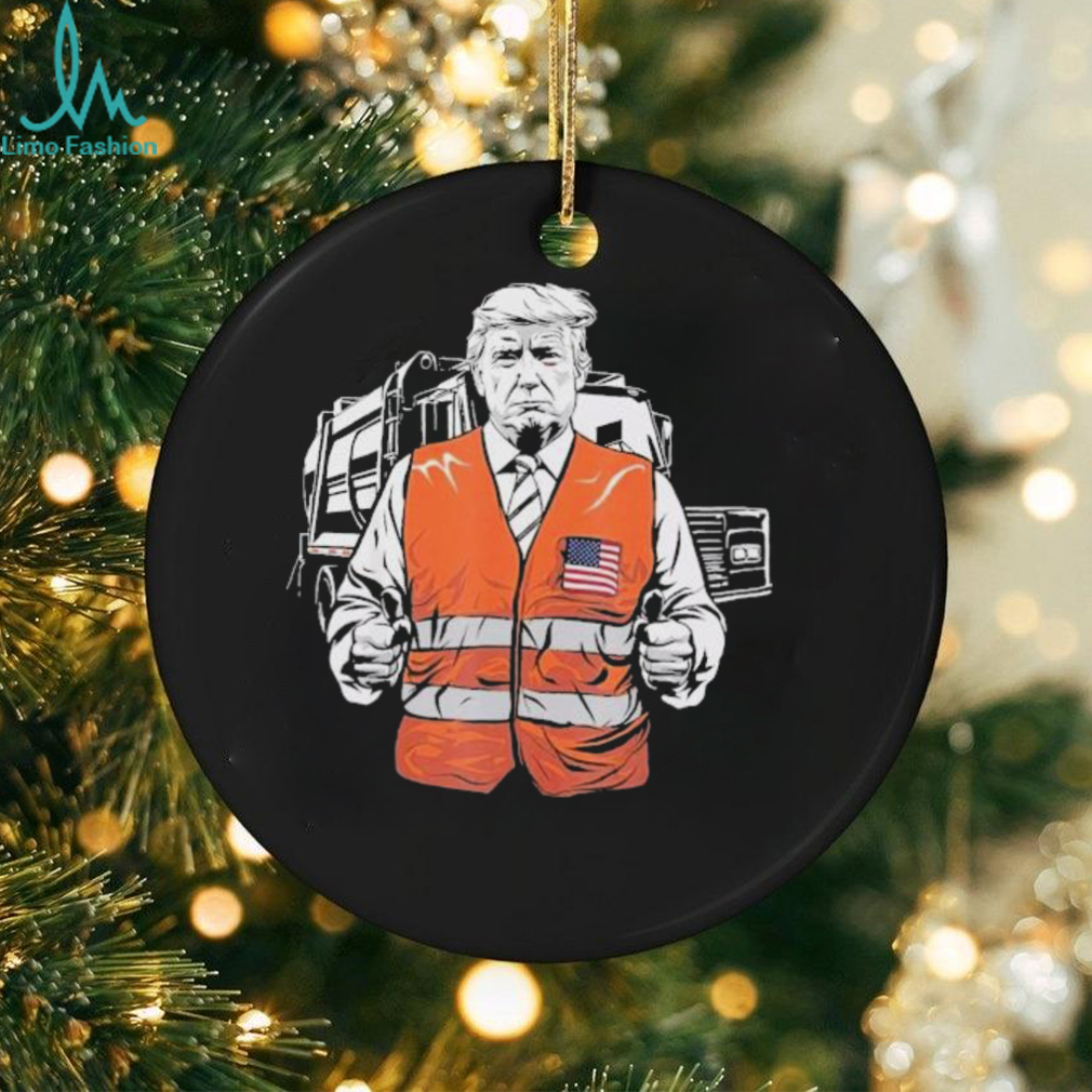 Official Trump Garbage Truck Worker Vest Usa Flag Maga 2025 Shirt Official Trump Garbage Truck Worker Vest Usa Flag Maga 2025 Shirt