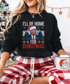 Official Trump I’ll be home for Christmas 2024 T shirt