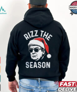 Official Trump Rizz The Season Christmas Donald Trump Rizz The Season Christmas T Shirt