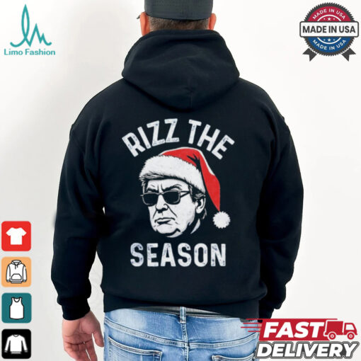 Official Trump Rizz The Season Christmas Donald Trump Rizz The Season Christmas T Shirt