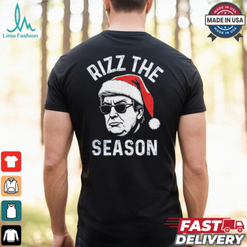 Official Trump Rizz The Season Christmas Donald Trump Rizz The Season Christmas T Shirt
