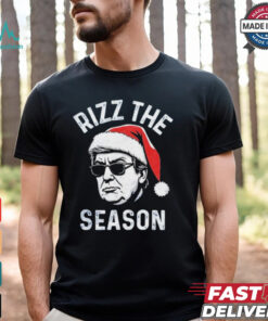 Official Trump Rizz The Season Christmas Donald Trump Rizz The Season Christmas T Shirt