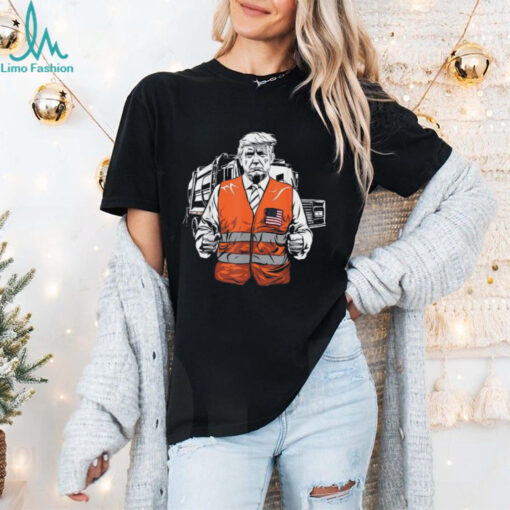 Official Trump garbage truck truck vest T shirt