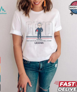 Official UConn Basketball Geno Auriemma Wins Record In College Basketball History Shirt