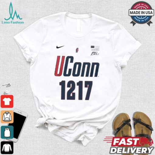 Official UConn Basketball Nike 1217 Big East Shirt