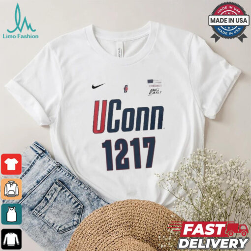 Official UConn Basketball Nike 1217 Big East Shirt