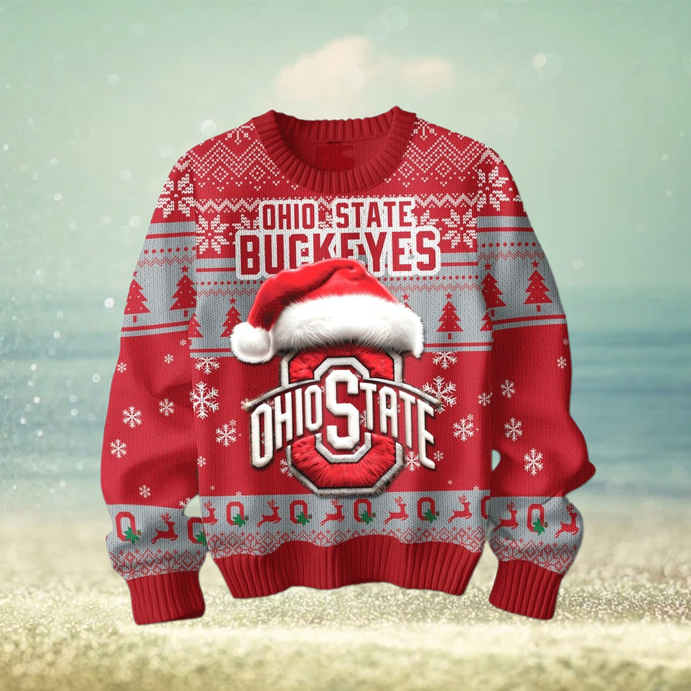 Ohio State Buckeyes 2024 Ugly Christmas Sweater Ohio State Buckeyes 2024 Ugly Christmas Sweater
