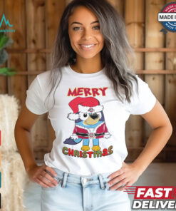 Ohio State Buckeyes Bluey Merry Christmas 2024 Shirt
