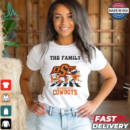 Oklahoma State Cowboys X Family Bluey Merry Christmas 2024 Shirt
