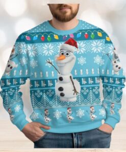 Olaf Ugly Christmas Sweater, Disney Snowman Holiday Sweater