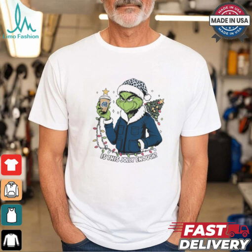 Old Dominion Monarchs x Santa Grinch Is This Jolly Enough Merry Christmas Shirt