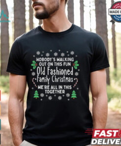 Old Fashioned Family Christmas Ugly Xmas Men Women Christmas T Shirt