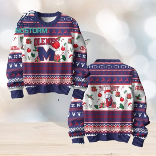 Ole Miss Rebels Football Merry Christmas Ugly Sweater