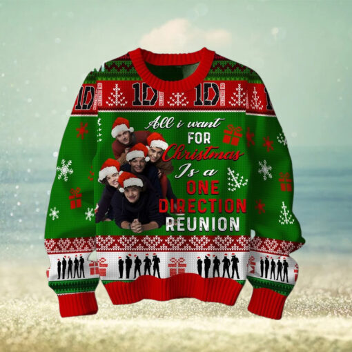 One Direction All I Want For Christmas Ugly Sweater