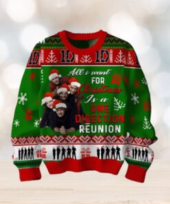 One Direction All I Want For Christmas Ugly Sweater