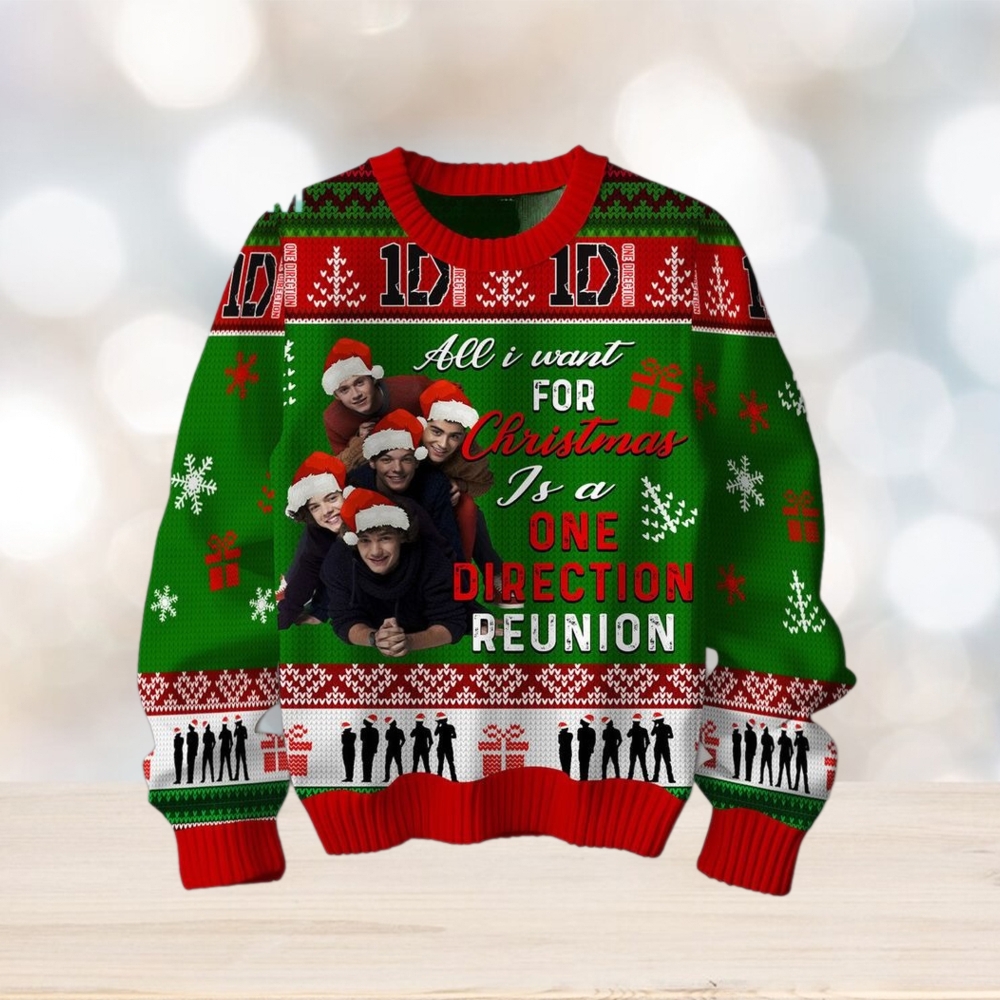 One Direction All I Want For Christmas Ugly Sweater One Direction All I Want For Christmas Ugly Sweater