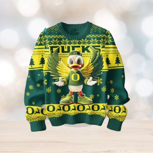 Oregon Ducks 2024 Ugly Christmas Sweater