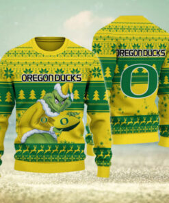 Oregon Ducks Grinch Ugly Christmas Sweater