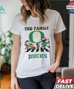Oregon Ducks X Family Bluey Merry Christmas 2024 Shirt