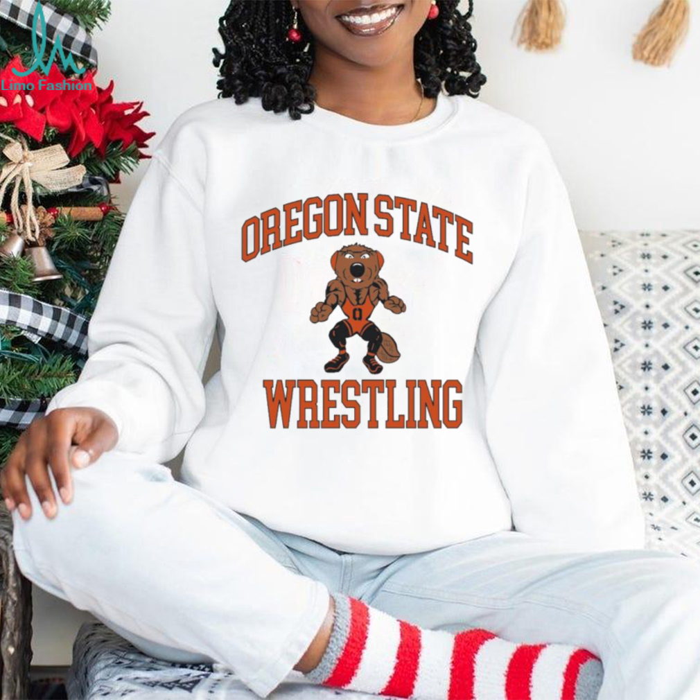 Oregon State Beavers Wrestling Beaver T Shirt Oregon State Beavers Wrestling Beaver T Shirt