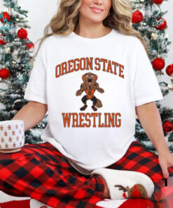 Oregon State Beavers Wrestling Beaver T Shirt