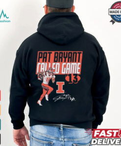 Pat Bryant Called Game Drop Illinois Fighting Illini football Graphic Signature t shirt