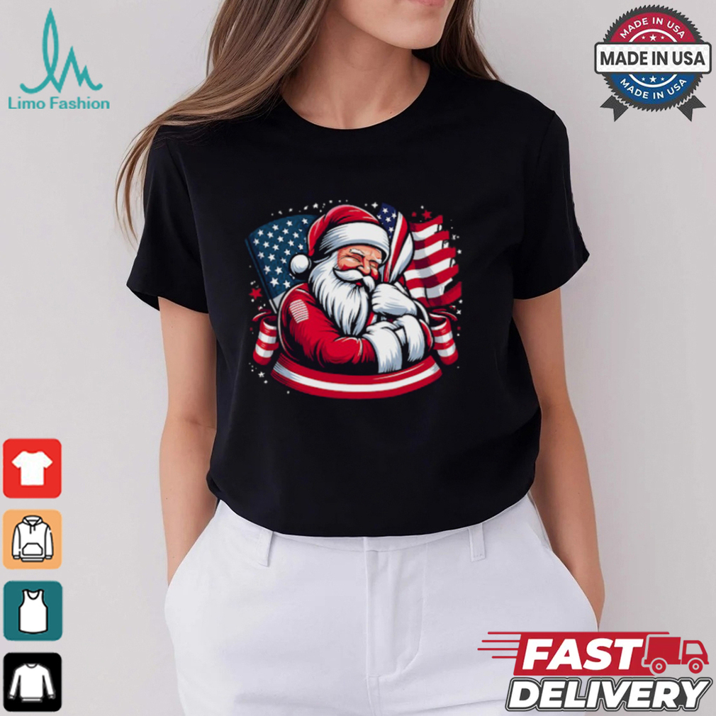Patriotic Santa Claus Men Women Christmas Usa Flag Veteran T Shirt Recovered Patriotic Santa Claus Men Women Christmas Usa Flag Veteran T Shirt Recovered