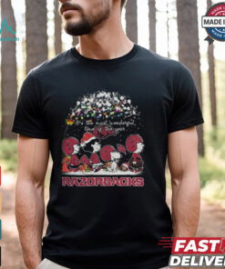Peanuts Arkansas Razorbacks It’s The Most Wonderful Time Of The Year Winter Shirt