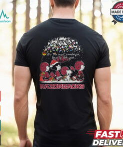 Peanuts Arkansas Razorbacks It’s The Most Wonderful Time Of The Year Winter Shirt