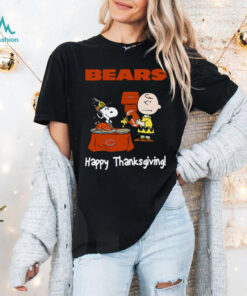 Peanuts Chicago Bears Football Happy Thanksgiving T Shirt