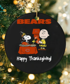 Peanuts Chicago Bears Football Happy Thanksgiving T Shirt