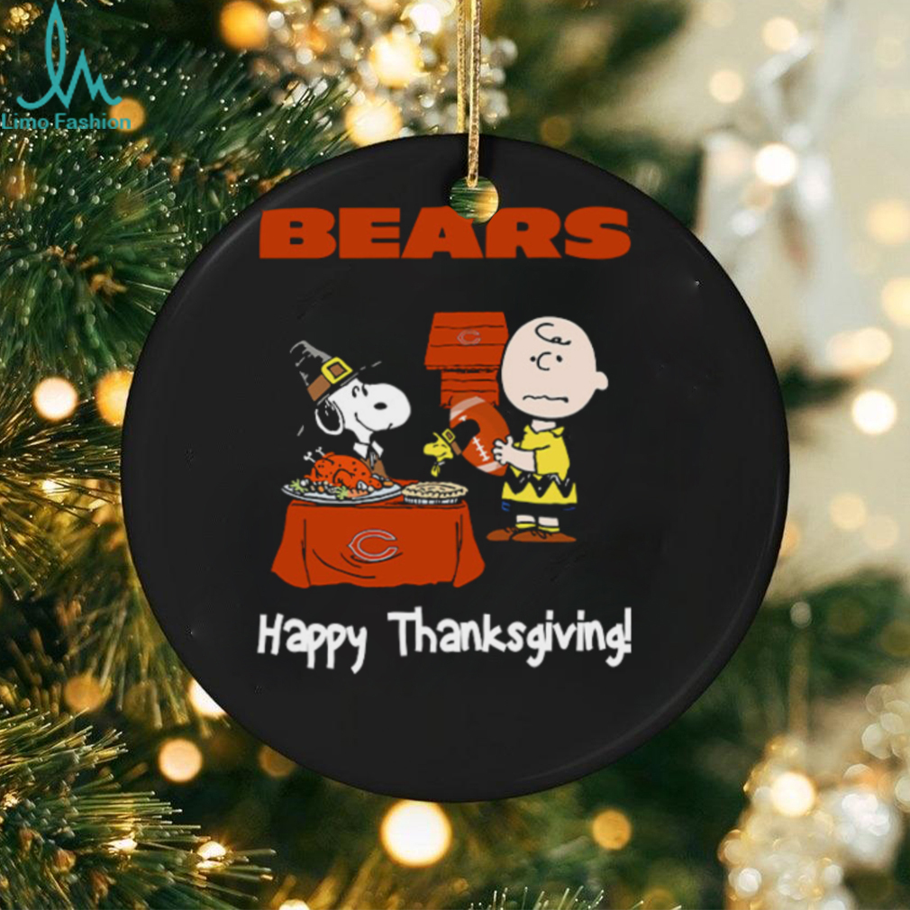 Peanuts Chicago Bears Football Happy Thanksgiving T Shirt Peanuts Chicago Bears Football Happy Thanksgiving T Shirt