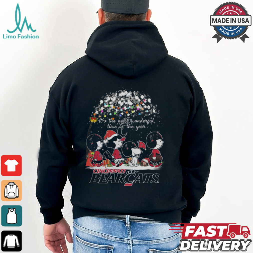 Peanuts Cincinnati Bearcats It’s The Most Wonderful Time Of The Year Winter Shirt Peanuts Cincinnati Bearcats It’s The Most Wonderful Time Of The Year Winter Shirt
