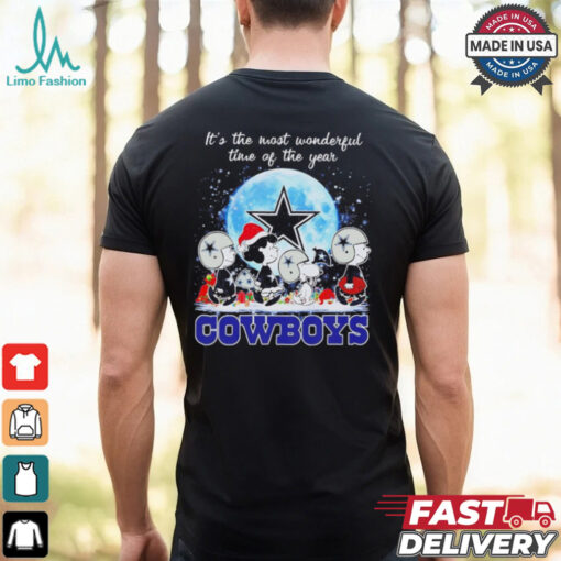 Peanuts Cowboys it’s the most wonderful time of the year Christmas shirt