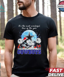 Peanuts Cowboys it’s the most wonderful time of the year Christmas shirt