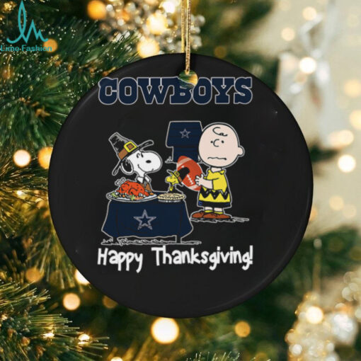 Peanuts Dallas Cowboys Football Happy Thanksgiving T Shirt