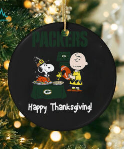 Peanuts Green Bay Packers Football Happy Thanksgiving T Shirt