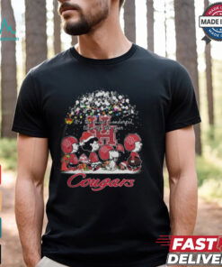 Peanuts Houston Cougars It’s The Most Wonderful Time Of The Year Winter Shirt