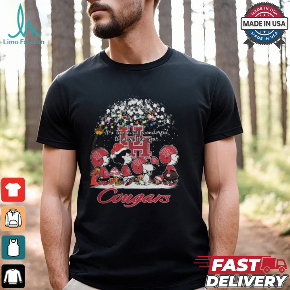 Peanuts Houston Cougars It’s The Most Wonderful Time Of The Year Winter Shirt Peanuts Houston Cougars It’s The Most Wonderful Time Of The Year Winter Shirt