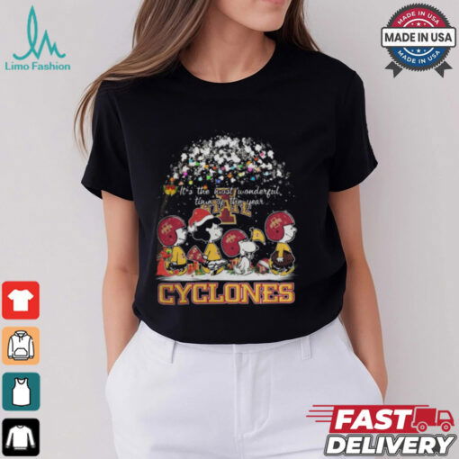 Peanuts Iowa State Cyclones It’s The Most Wonderful Time Of The Year Winter Shirt